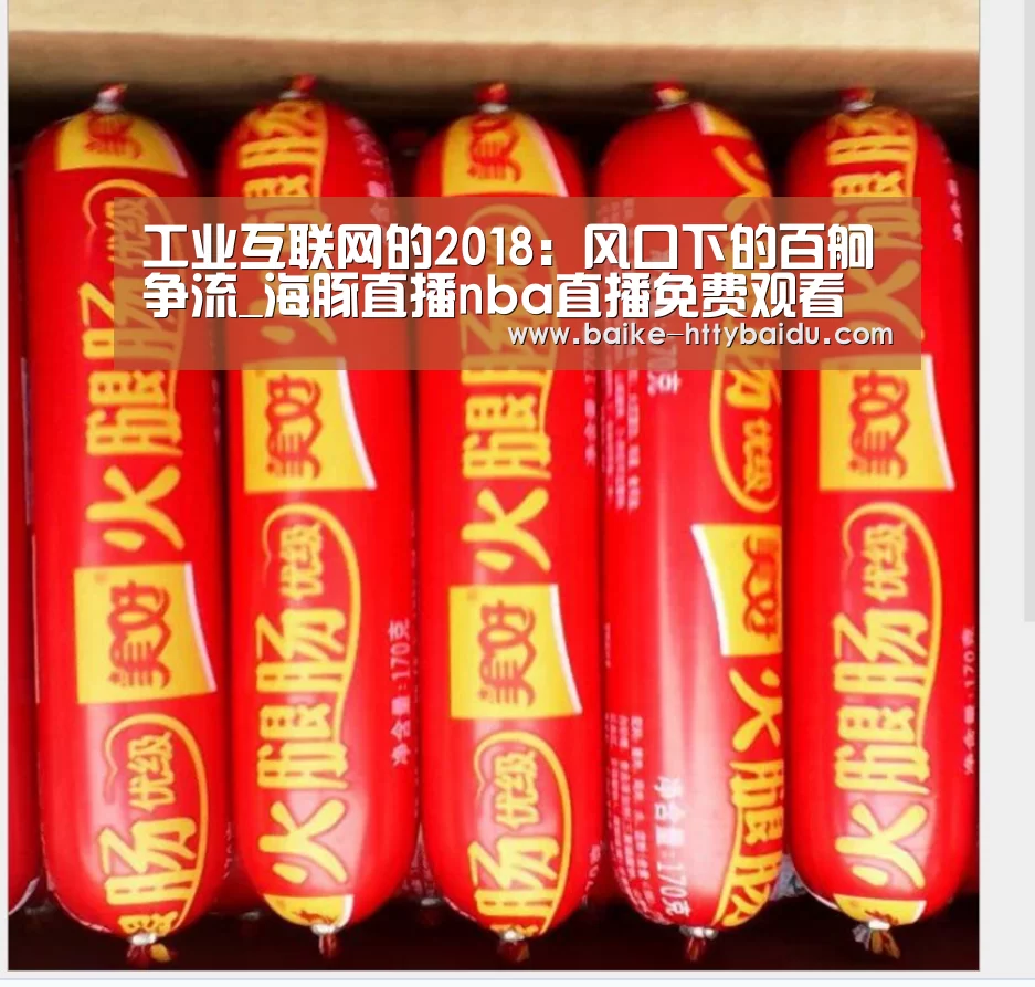 工业互联网的2018:风口下的百舸争流_海豚直播nba直播免费观看(图2) 海豚直播nba直播免费观看