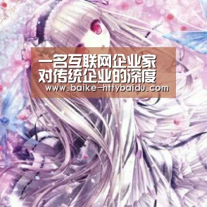 一名互联网企业家对传统企业的深度思考与担忧|海豚直播体育(图1) 海豚直播nba直播免费观看